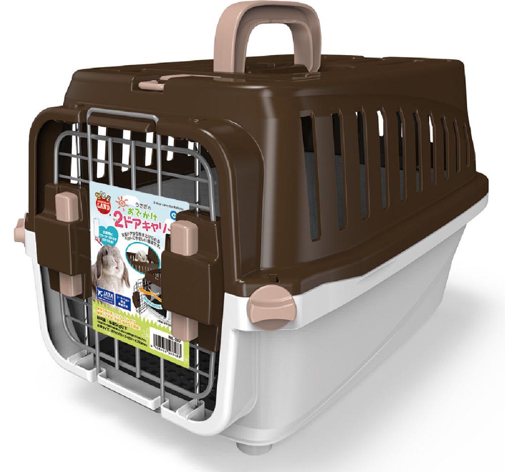 マルカン　うさぎのおでかけ　２ドアキャリー　ＭＬ－２０７
