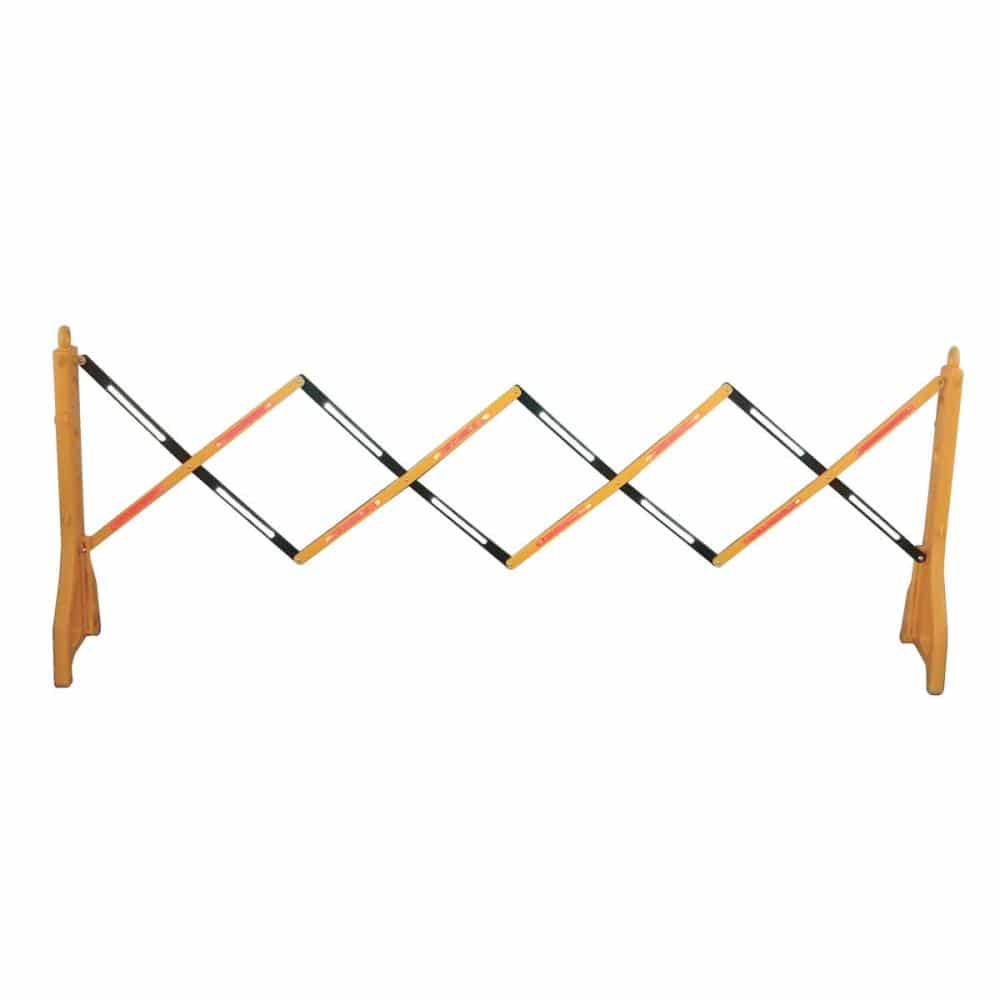 【アウトレット】　伸縮式ＰＥバリケード　２．５ｍ