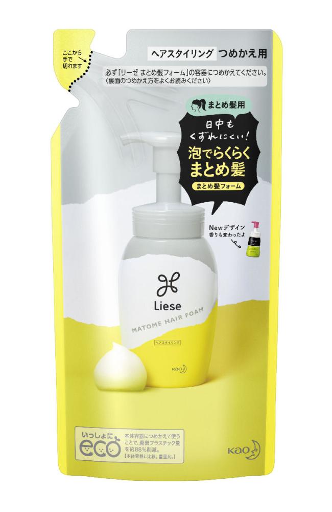 花王　リーゼ　まとめ髪フォーム　詰め替え　１８０ｍＬ