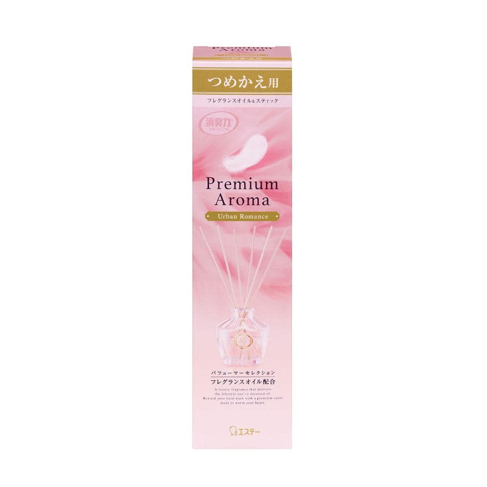 エステー　お部屋の消臭力プレミアム　アロマスティック　消臭芳香剤　アーバンロマンス　詰め替え用　５０ｍＬ