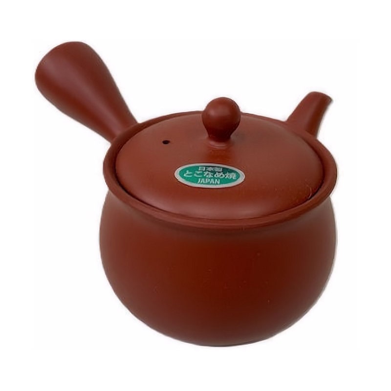 常滑焼　朱泥急須　碗型かご網　２．０号