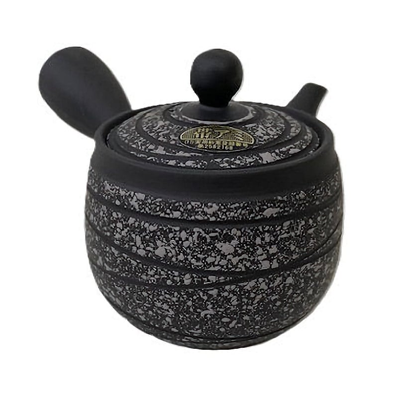 常滑焼　黒泥急須　しぶき　２．０号