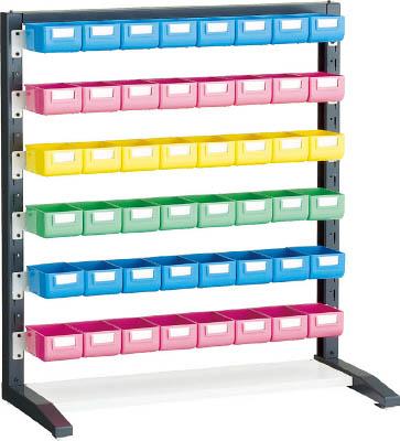 ＴＲＵＳＣＯ　ＵＰＲラック　Ｈ１０００　ビン小青・赤各１６個　黄・薄緑各８個付＿