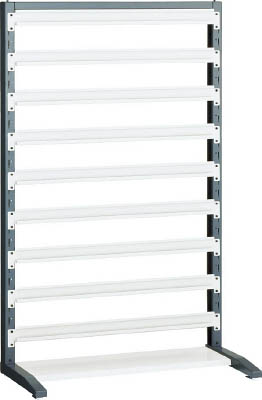 ＴＲＵＳＣＯ　ＵＰＲラック片面　Ｈ１４５０　棚受９個付＿