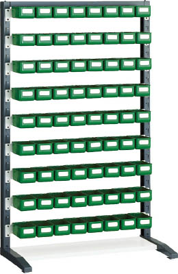 ＴＲＵＳＣＯ　ＵＰＲラック片面　Ｈ１４５０　Ｋ－１０ＨＹＧ　７２個付＿