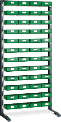 ＴＲＵＳＣＯ　ＵＰＲラック片面　Ｈ１９００　Ｋ－２０ＨＹＧ　４８個付＿