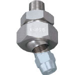 いけうち　ボールジョイント　ＰＰ樹脂製　ネジ３／８オス×１／４メス＿