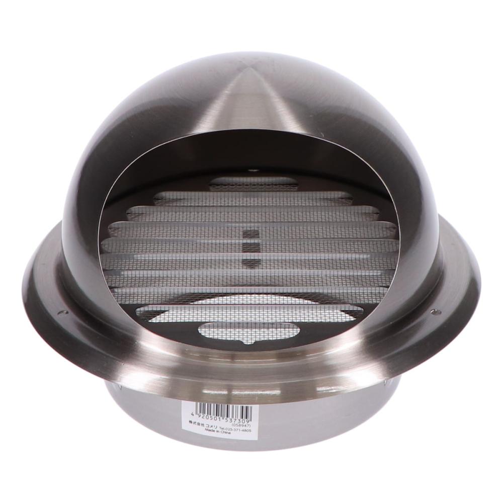 ステン丸型フード付ガラリ　１５０ｍｍ