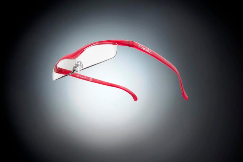 ハズキルーペクールクリア１．６倍ルビー