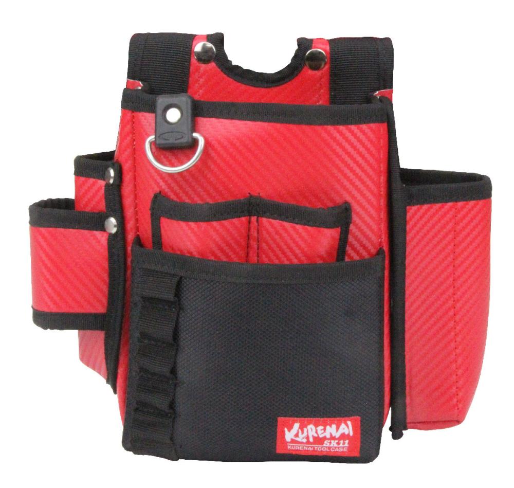 紅　腰袋２段サイドポケット　ＳＫＣ２－５ＲＤ