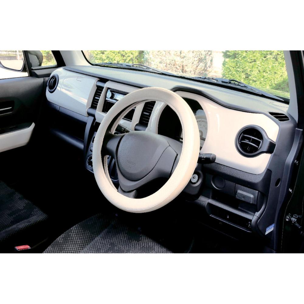 你的品牌名セレクト　取り付けカンタン　ハンドルカバー　Ｓサイズ　クリームベージュ