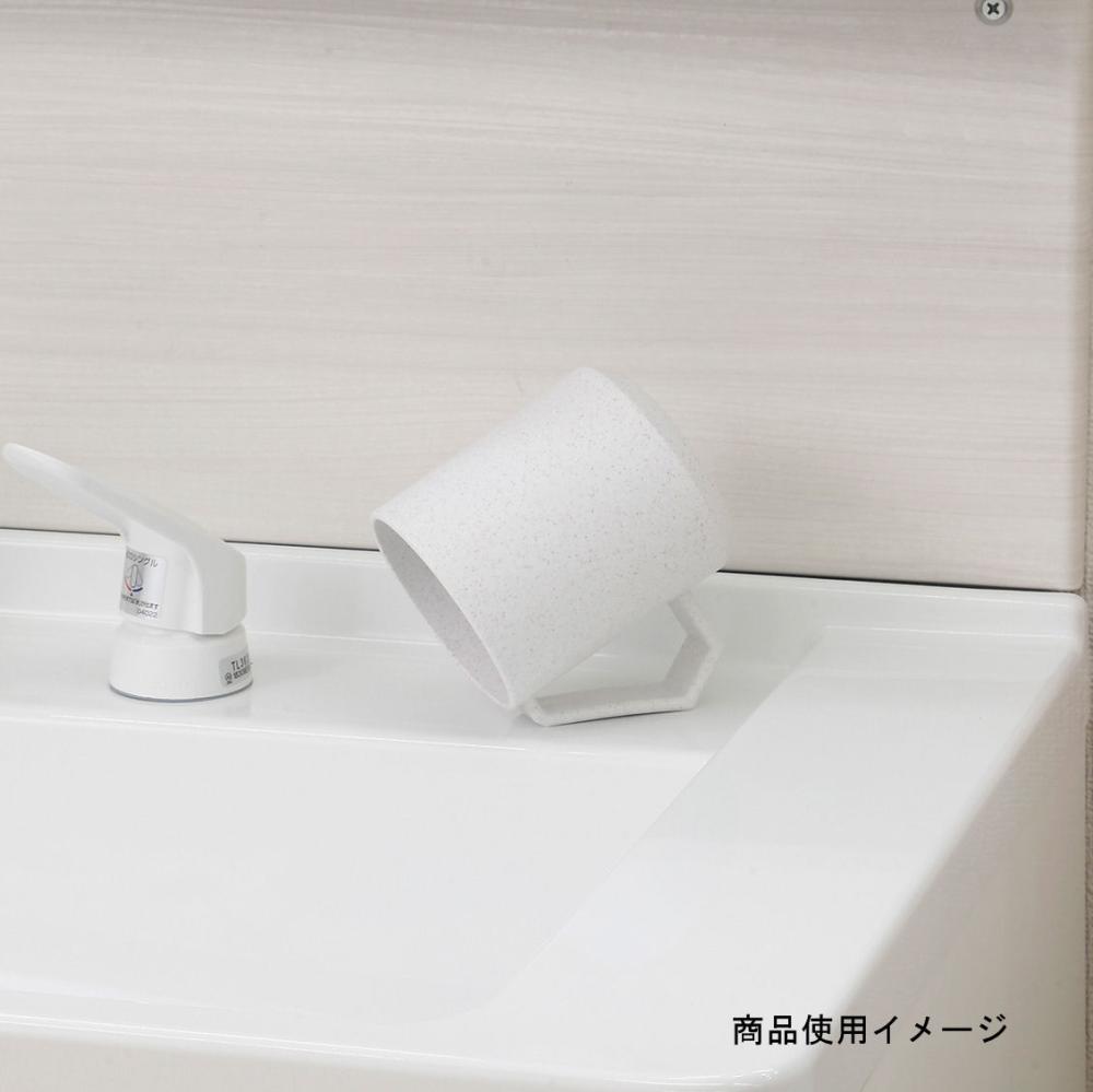 清潔水切れコップ　グレー