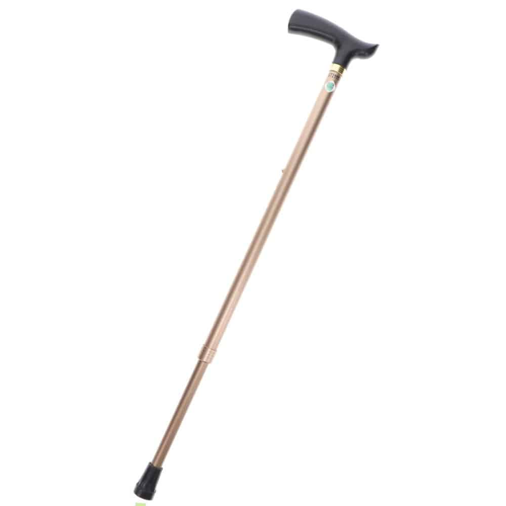 你的品牌名セレクト　伸縮ステッキ　ブラウン