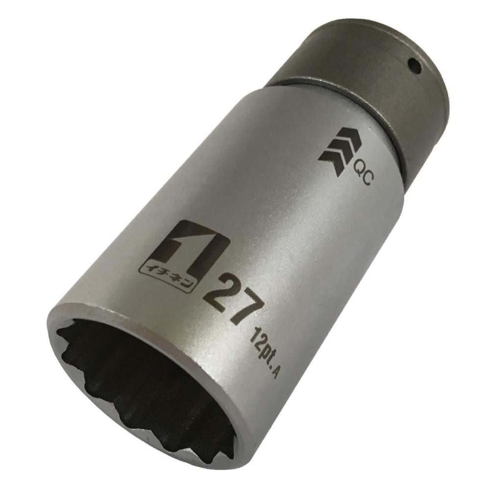 イチネンアクセス　ＭＵＳＴＴＯＯＬ　ＱＣソケット　Ｓ１２角　ＩＭ－４Ｗ２７－１２Ｋ