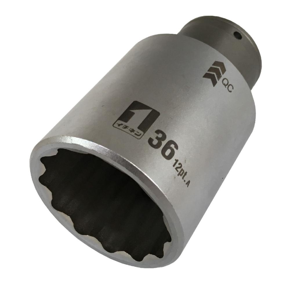 イチネンアクセス　ＭＵＳＴＴＯＯＬ　ＱＣソケット　Ｓ１２角　ＩＭ－４Ｗ３６－１２Ｋ