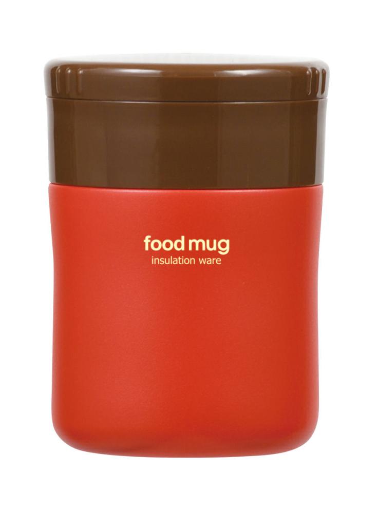 フードマグ　２８０ｍＬ　スプーン付　レッド