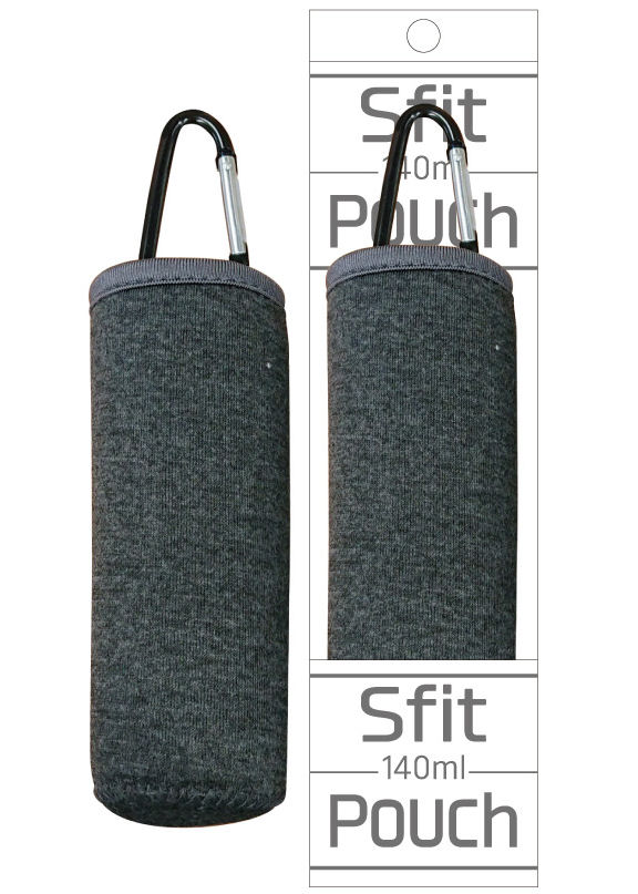 スフィット　ボトル１４０ｍＬ用ポーチ　ダークグレー
