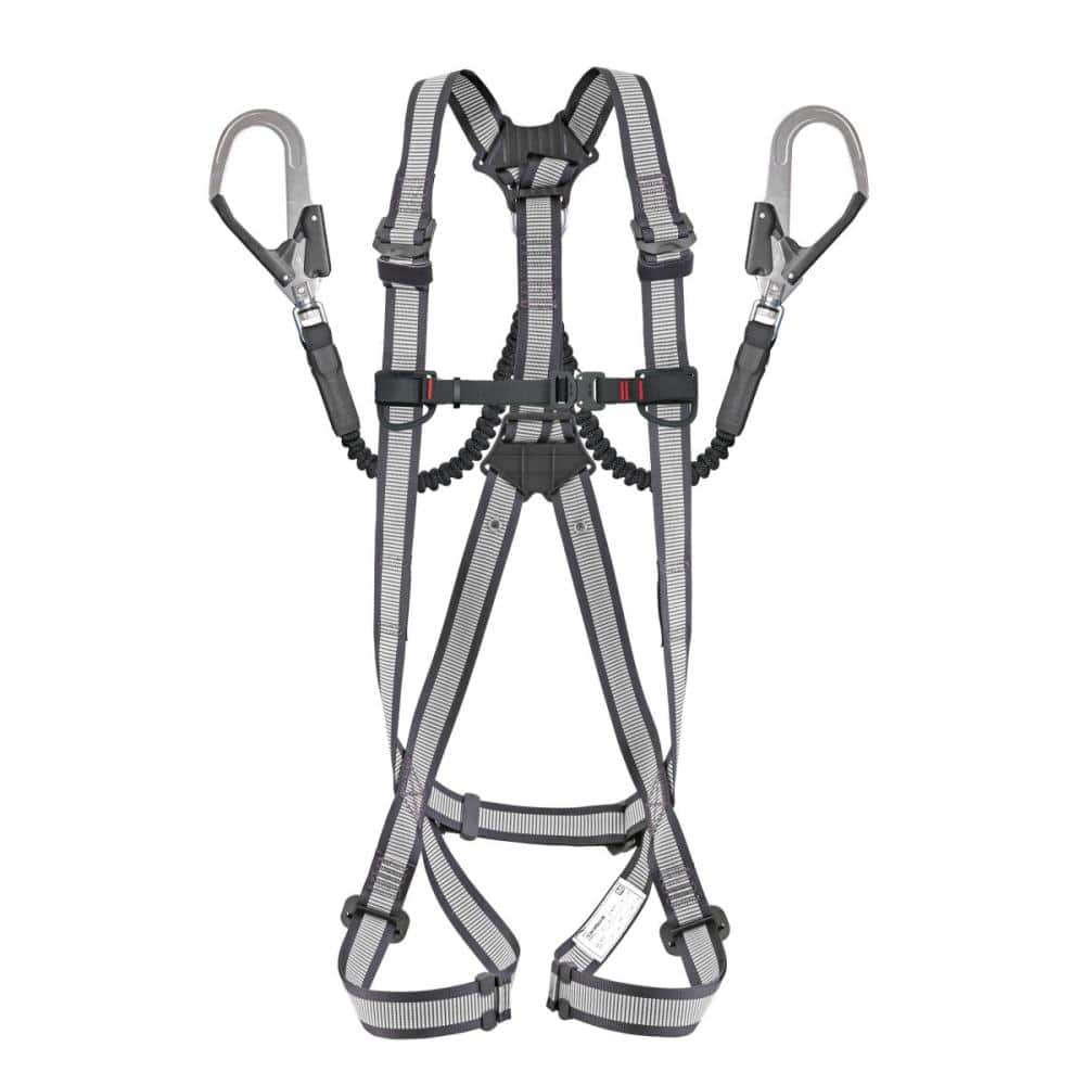 タジマ（ＴＪＭデザイン）　ハーネスＧＳ　Ｍ　白　ジャバラ　ダブル　Ｌ２セット　Ａ１ＧＳＭＪＲ－ＷＬ２ＷＨ