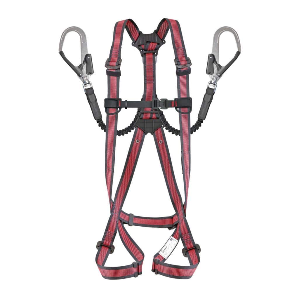 タジマ（ＴＪＭデザイン）　ハーネスＧＳ　Ｌ　赤　ジャバラ　ダブル　Ｌ２セット　Ａ１ＧＳＬＪＲ－ＷＬ２ＲＥ