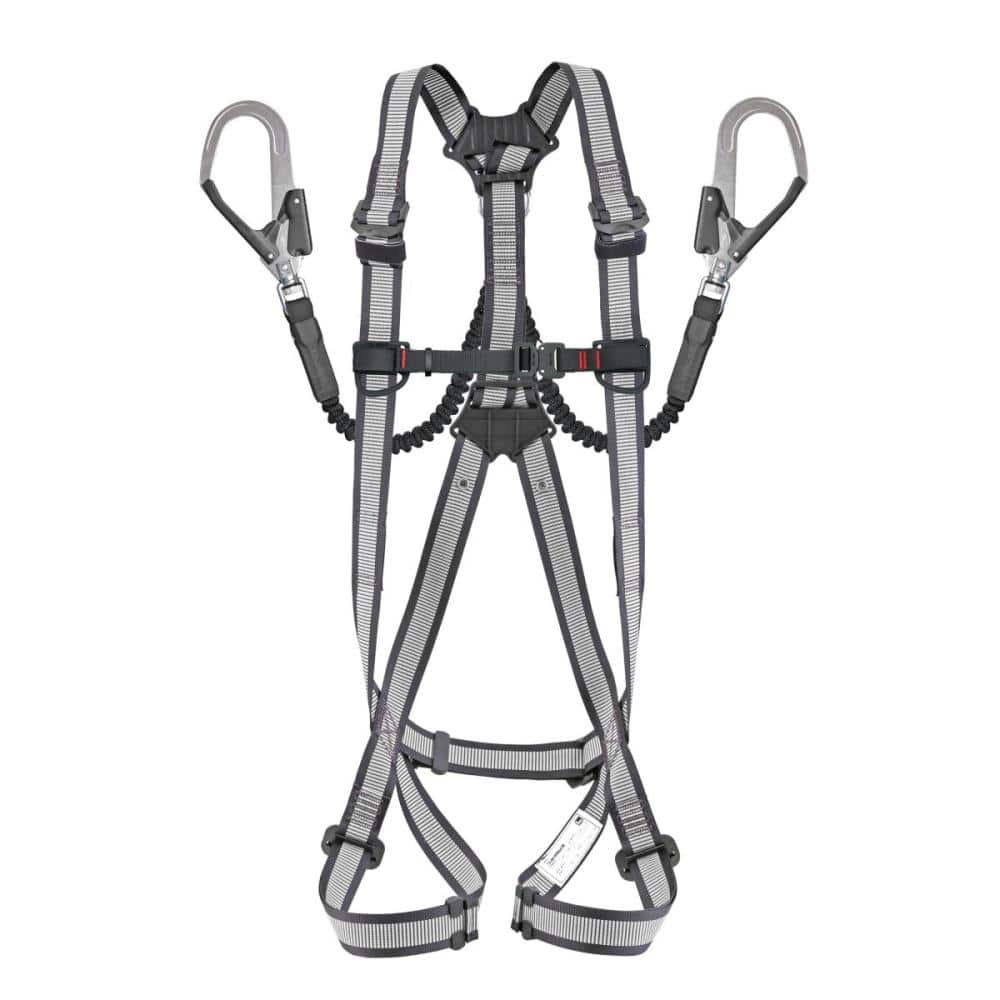 タジマ（ＴＪＭデザイン）　ハーネスＧＳ　Ｌ　白　ジャバラ　ダブル　Ｌ２セット　Ａ１ＧＳＬＪＲ－ＷＬ２ＷＨ