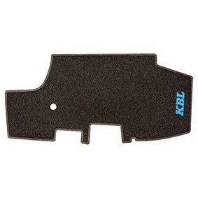 キャビン用フロアマット　ＧＬＯＢＥ　ＫＢＬロゴ　ブラウン