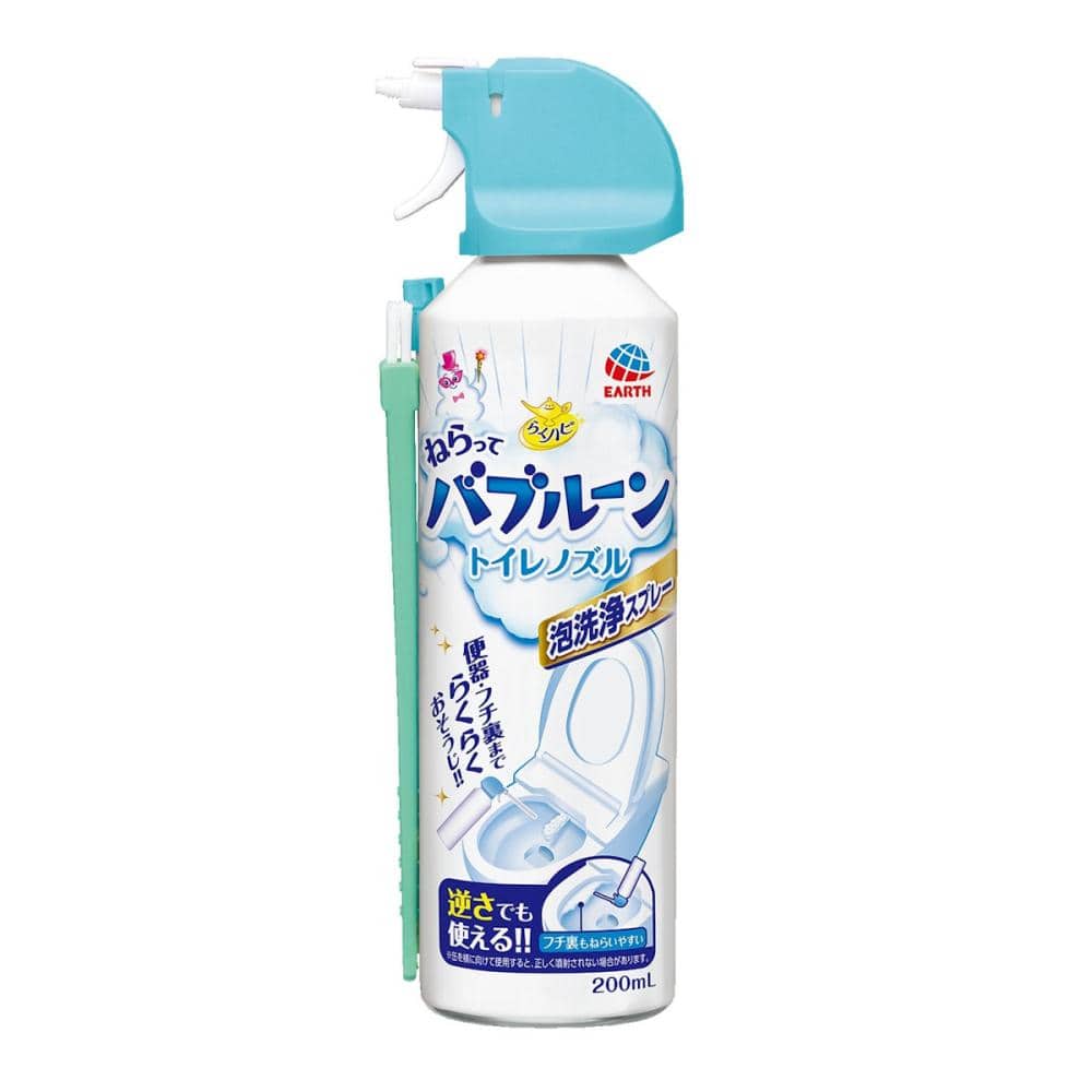 アース製薬　らくハピ　ねらってバブルーン　トイレノズル　２００ｍＬ