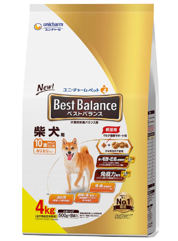 ベストバランス　カリカリ仕立て　柴犬用　１０歳以上　４．０ｋｇ