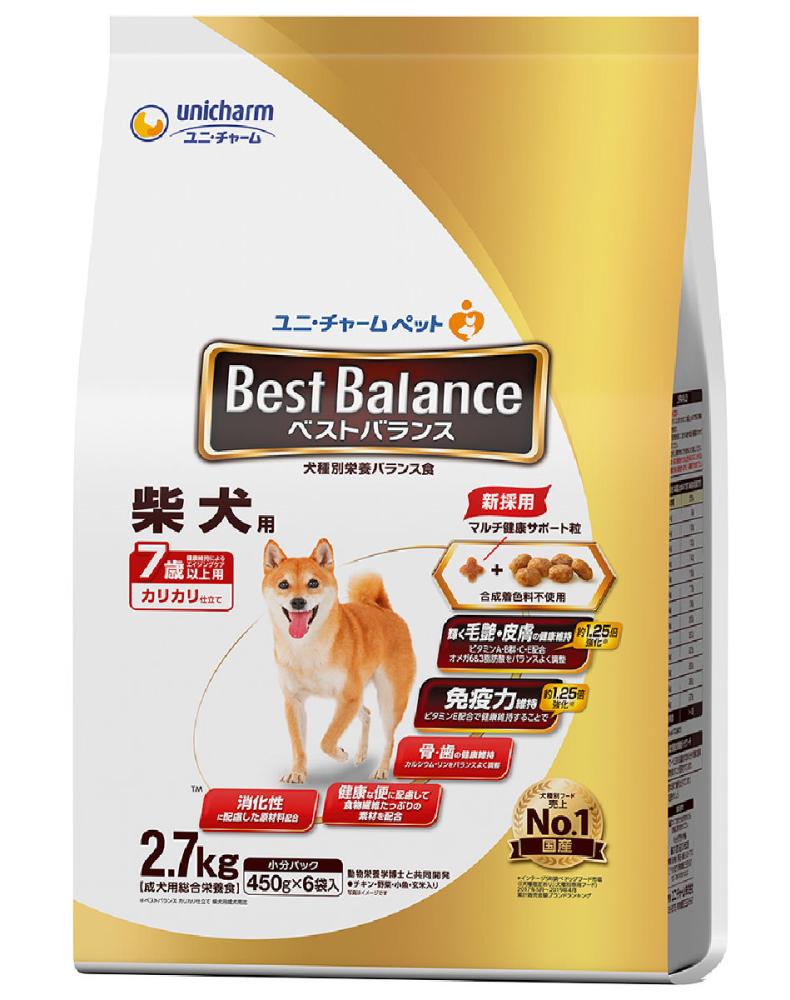 ベストバランス　カリカリ仕立て　柴犬用　７歳以上　２．７ｋｇ