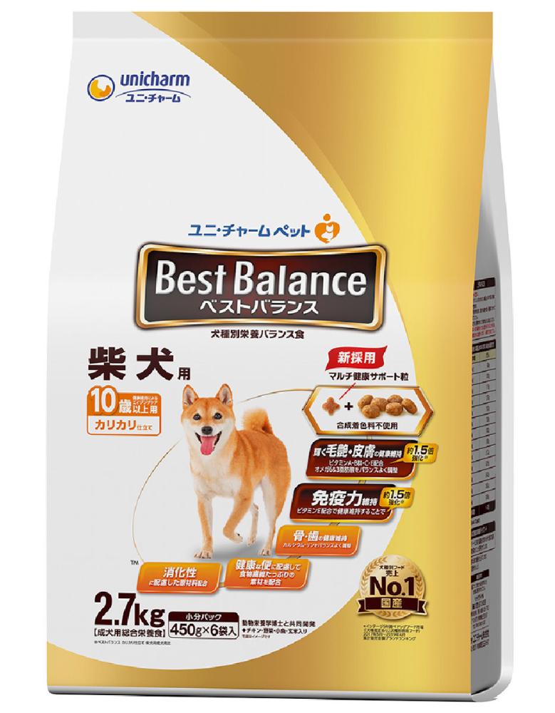 ベストバランス　カリカリ仕立て　柴犬用　１０歳以上　２．７ｋｇ
