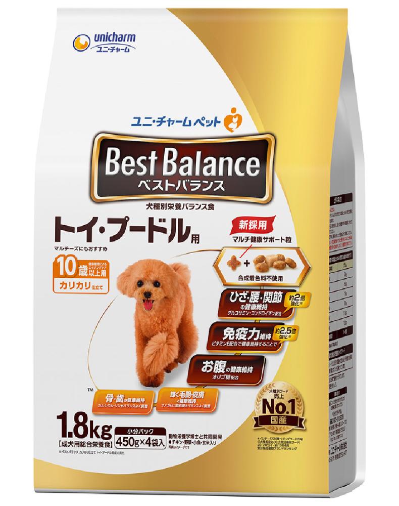 ベストバランス　カリカリ仕立て　トイプードル用　１０歳　１．８ｋｇ