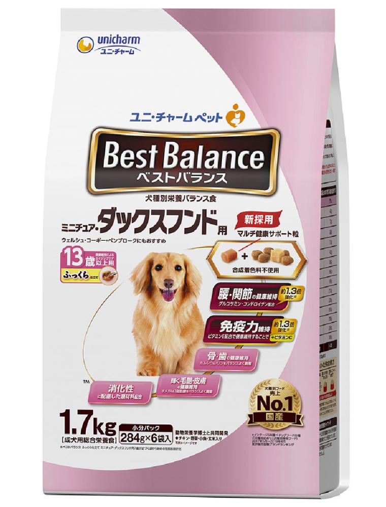 ベストバランス　ふっくら仕立て　ミニチュア・ダックスフンド　１３歳　１．７ｋｇ