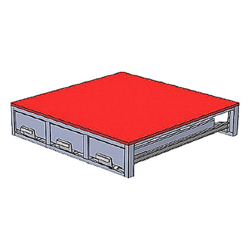 ジェフコム　システムキャビネット３列引出　ＳＣＴ－Ｆ０１