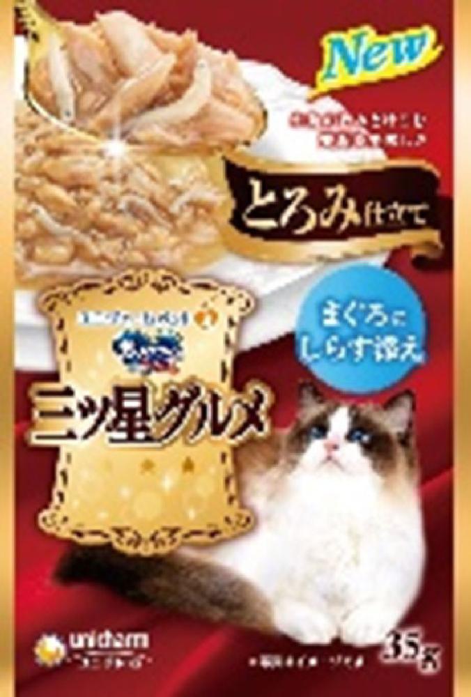 とろみ仕立て　まぐろにしらす添え