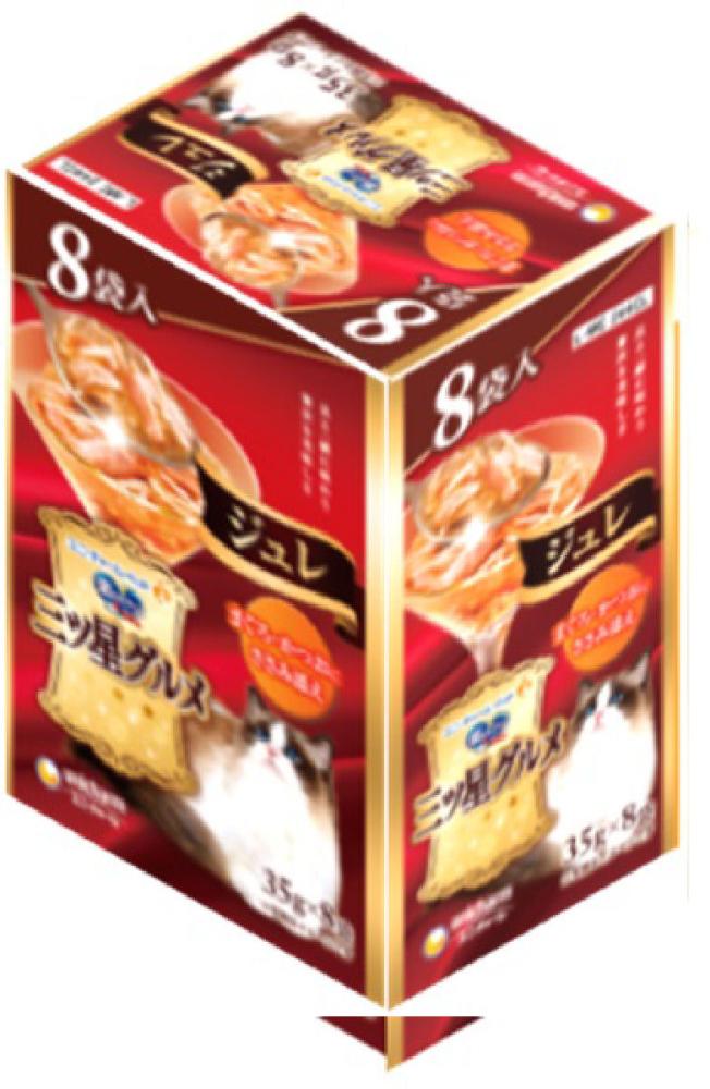 ユニ・チャーム　銀のスプーン　三ツ星グルメ　パウチジュレ　まぐろ・かつおにささみ添え　３５ｇ×８袋