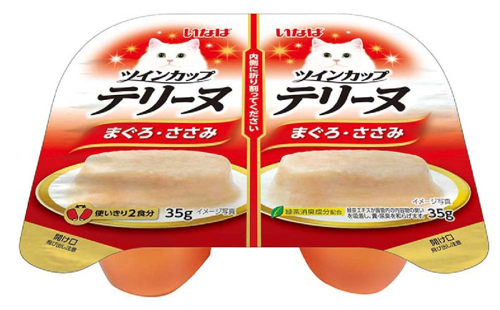 いなば　ツインカップテリーヌ　まぐろ・ささみ　７０ｇ