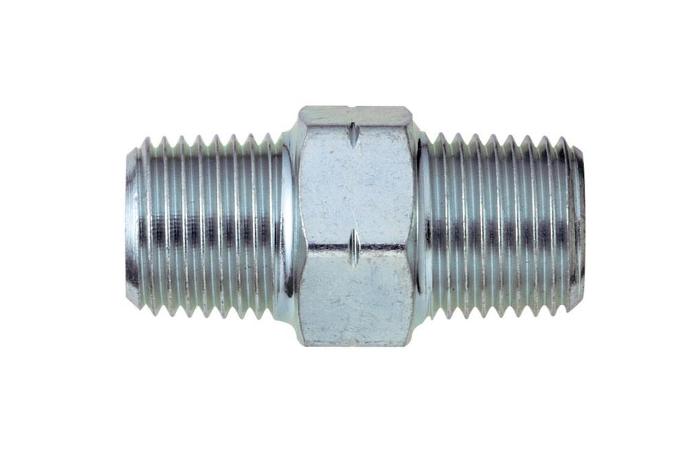 新潟精機　ニップル　同径　テーパめねじ用×テーパめねじ用　ＡＧ－Ｎ－０１１