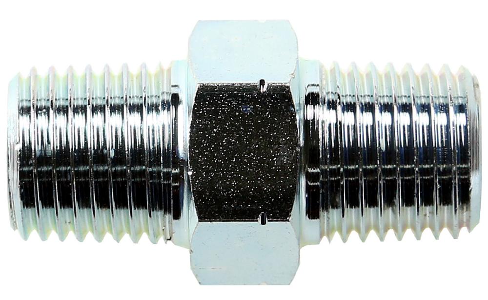 新潟精機　ニップル　同径　テーパめねじ用×テーパめねじ用　ＡＧ－Ｎ－０２２