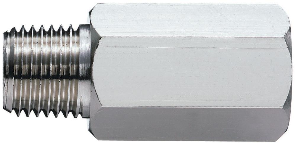 新潟精機　延長ニップル　同径　テーパめねじ用×テーパおねじ用　ＡＧ－Ｎ－４２２ＬＧ