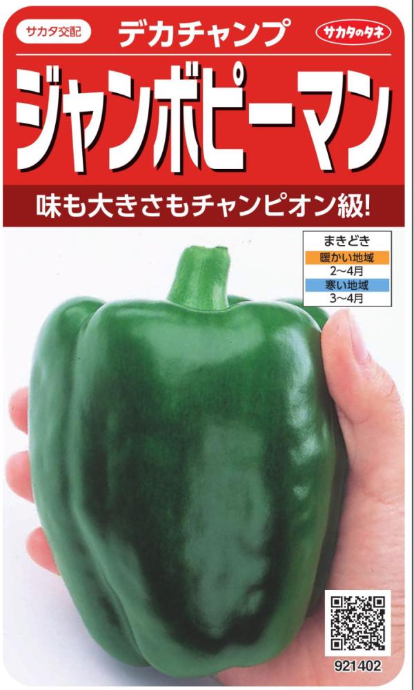 ピーマン種子　ジャンボピーマンデカチャンプ