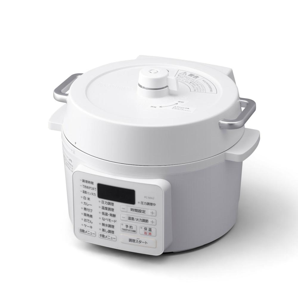 アイリスオーヤマ　電気圧力鍋　２．２Ｌ　ホワイト　ＰＣ－ＭＡ２－Ｗ