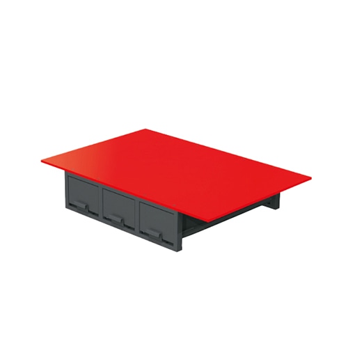 ジェフコム　バンキャビネット（３列引き出し）　ＳＣＴ－Ｆ０４