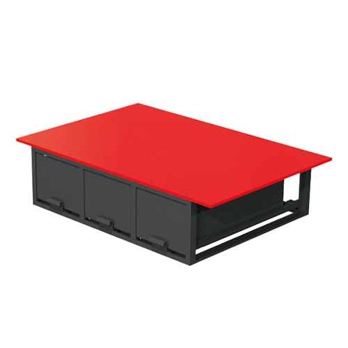 ジェフコム　バンキャビネット（３列引き出し）　ＳＣＴ－Ｆ０８