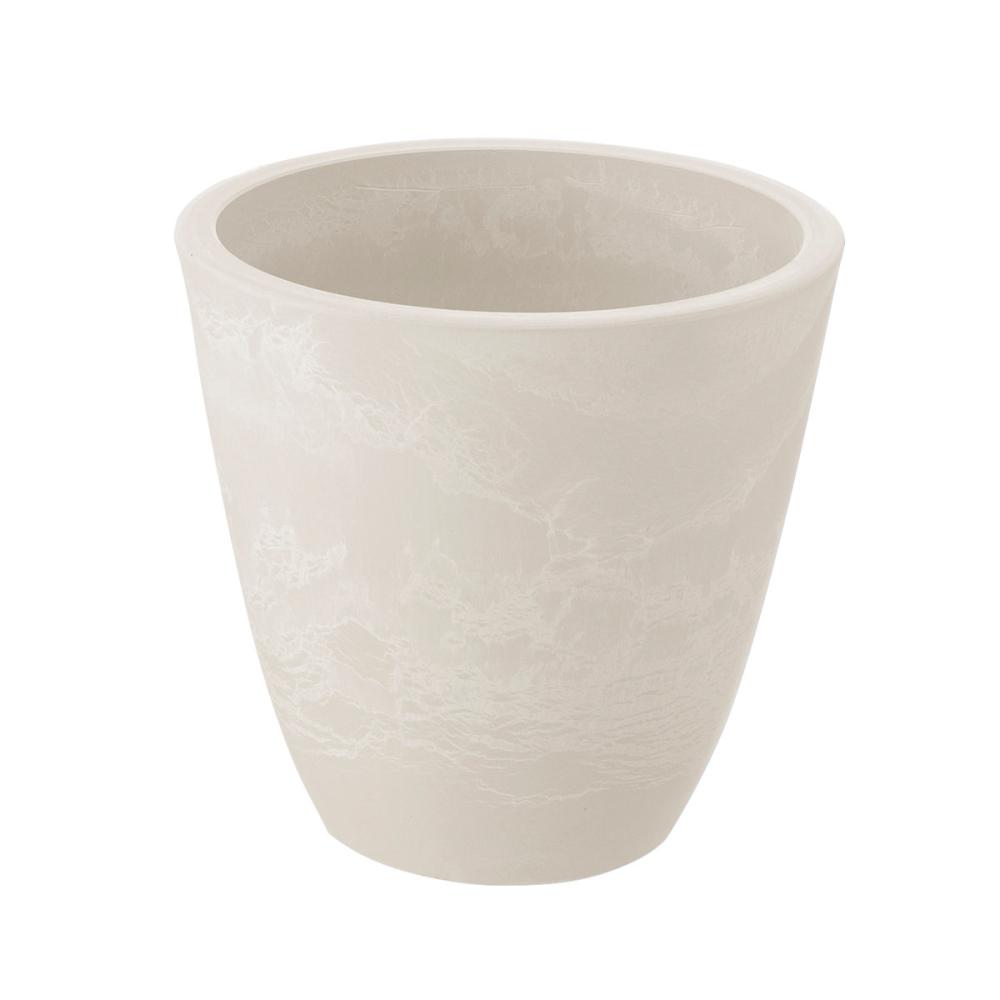 リッチェル　ボタニー　プレーンポット　ホワイト　１５型