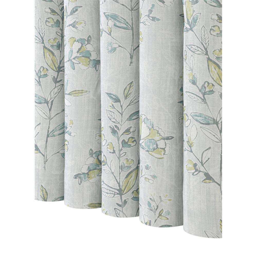 ドレープカーテン　ポッテ　遮光性　ブルー　１００×１７８ｃｍ　２枚組