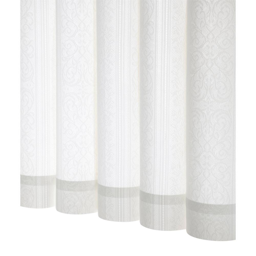 レースカーテン　アングル　防炎　ホワイト　１５０×２１３ｃｍ　１枚入り