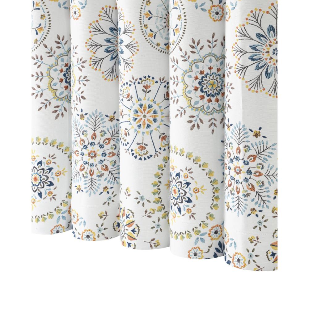 ドレープカーテン　ロッコ　遮光性　オレンジ　１００×１７８ｃｍ　２枚組