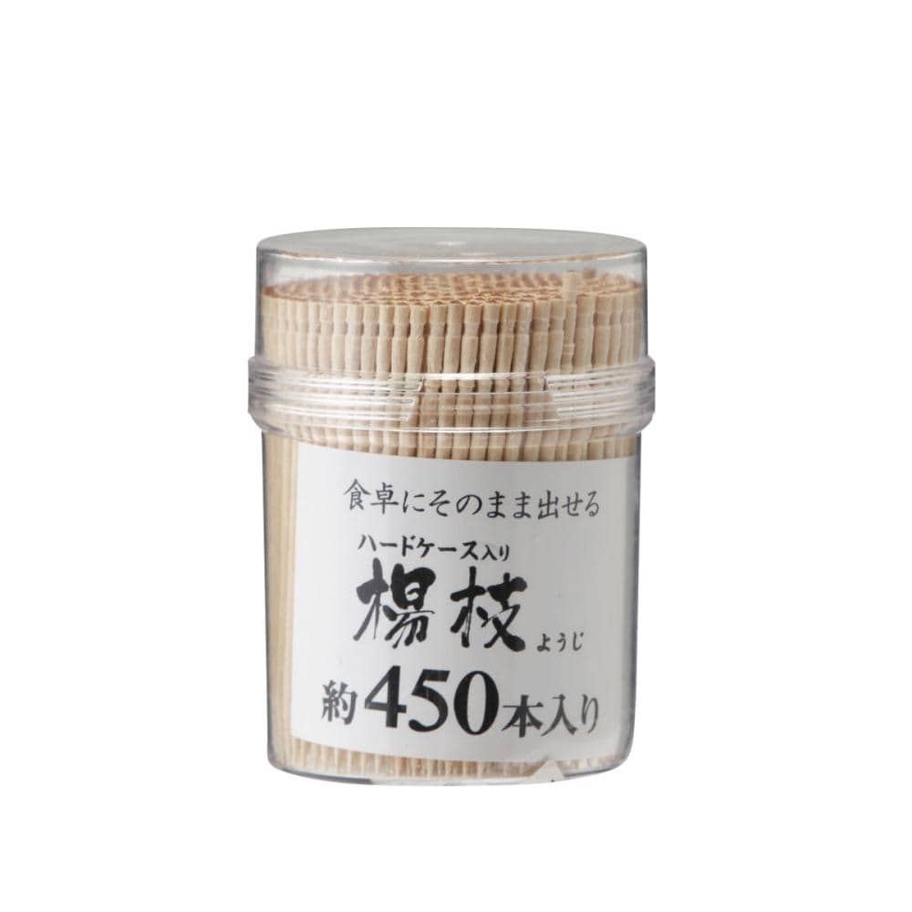 你的品牌名セレクト　つま楊枝　約４５０本入り　ハードケース