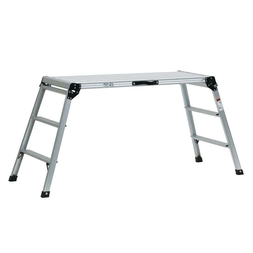 Ｋ＋ＧＥＡＲ　超ワイドな天板　アルミ作業台４５　３段