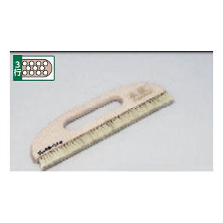 本職３行ブラシ　９寸穴開き　１２－４９９７