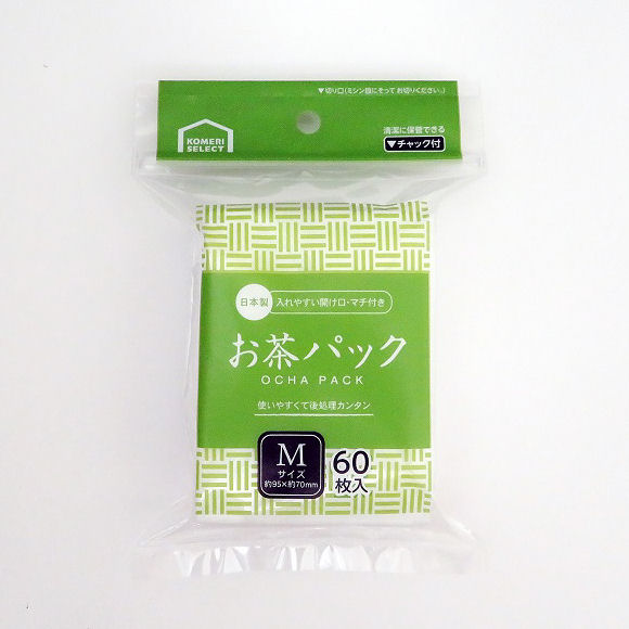 お茶パック　Ｍ　６０枚入